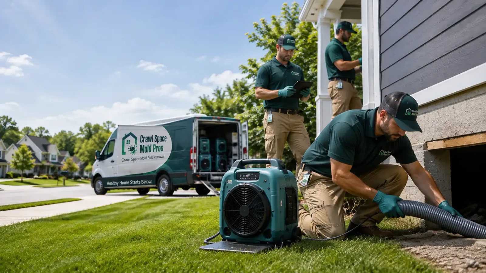 Crawl Space Mold Removal in Fayetteville, NC